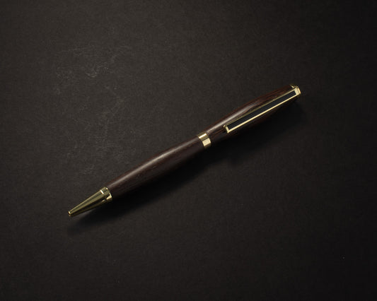 The Ebony Lineage — Slimline, Gold Hardware