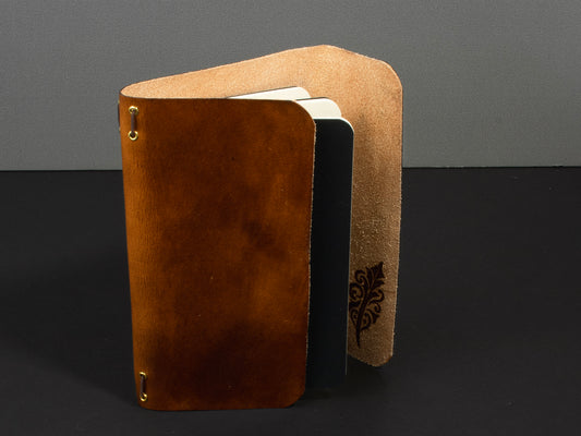 Handcrafted leather journal for everyday carry by Royal Rite

