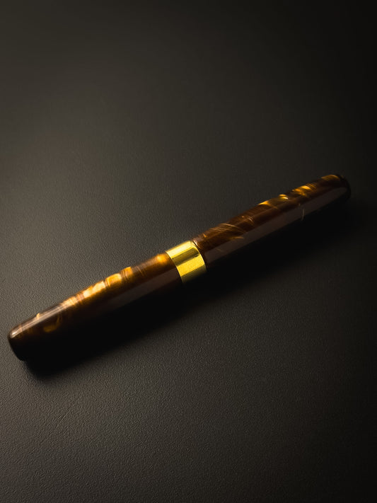 Heirloom No. 003 — Amber Ember & Knurled Raw Brass