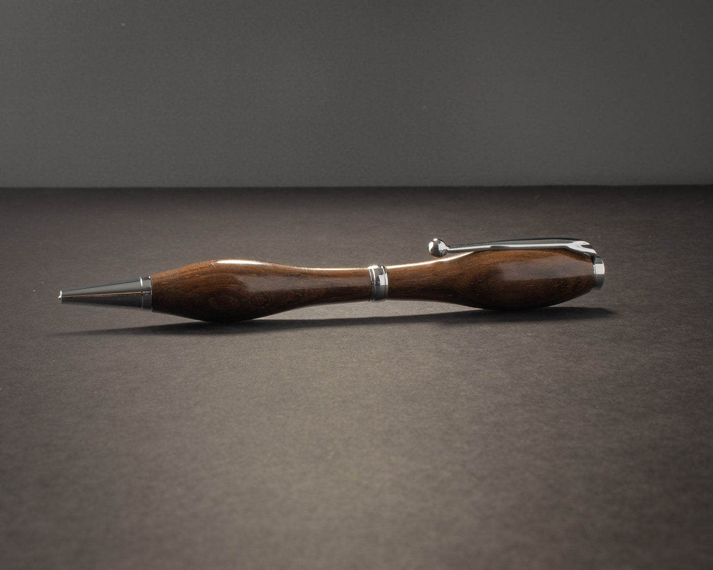 The Ashen Curve — Slimline, Chrome Hardware