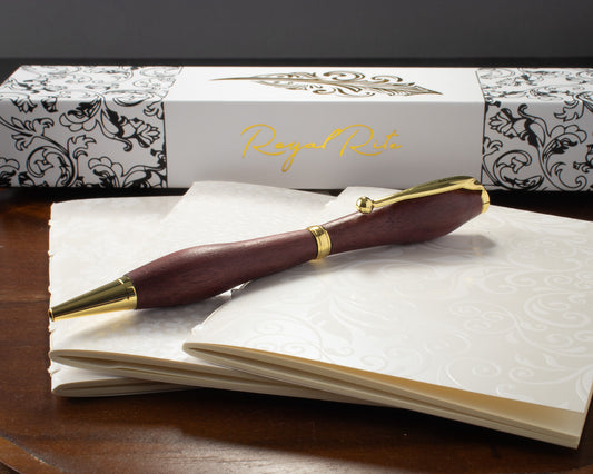The Amethyst Regent — Slimline, Gold Hardware
