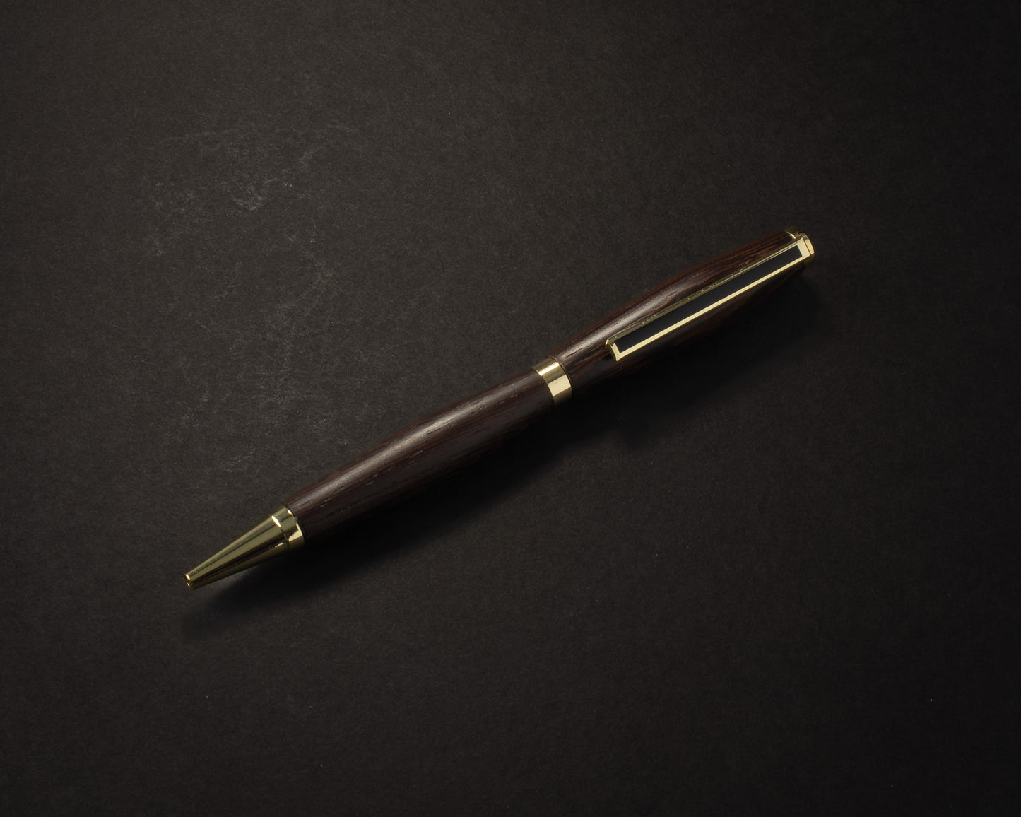 The Ebony Lineage — Slimline, Gold Hardware
